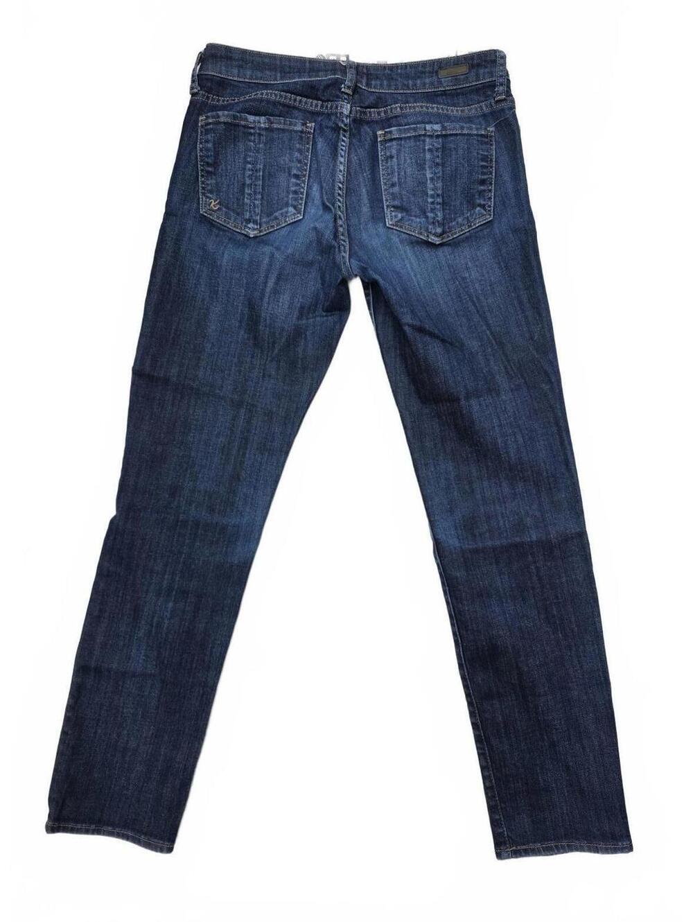 Kut from the Kloth Women's Minimalist Dark Wash Skinny Jeans 99% Cotton Size 6 - Picture 2 of 8